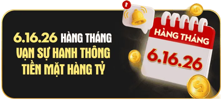 Sự kiện đặc biệt cho thành viên 56wun đăng ký